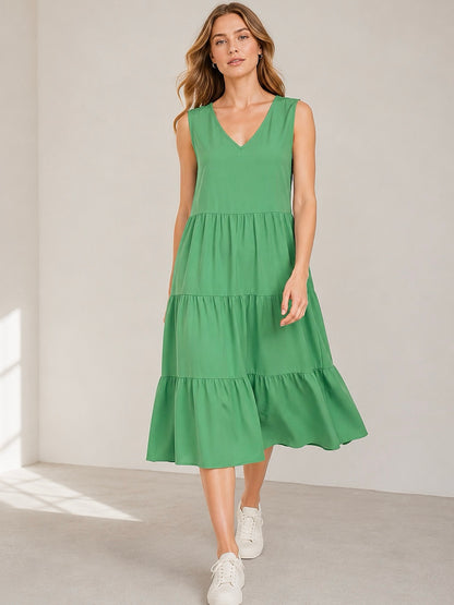 A262 - Vestido Cuello  V