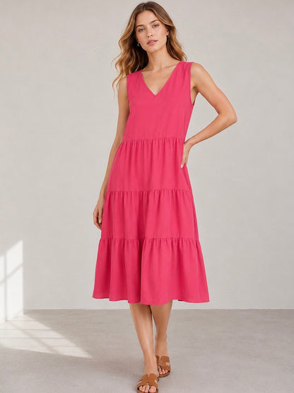 A262 - Vestido Cuello  V