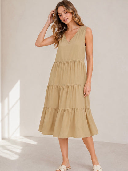 A262 - Vestido Cuello  V