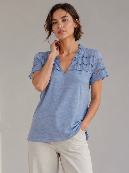 A145 - Polera Cuello V