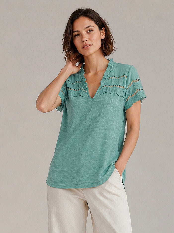 A145 - Polera Cuello V