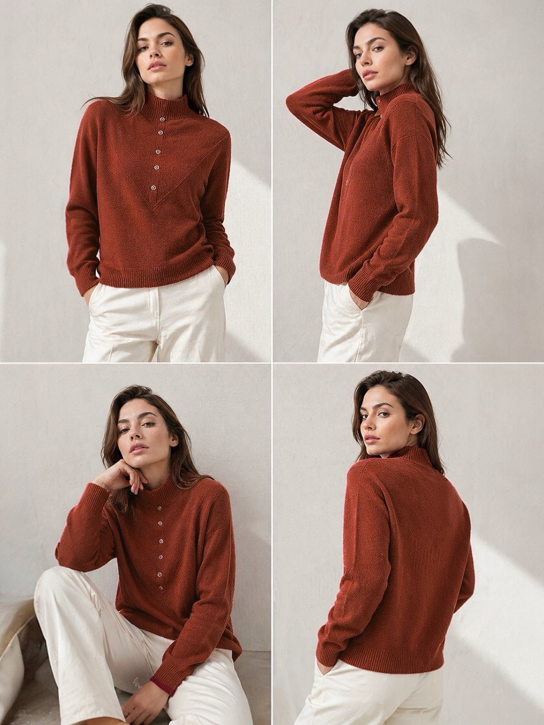 A373- Sweater Bouclé