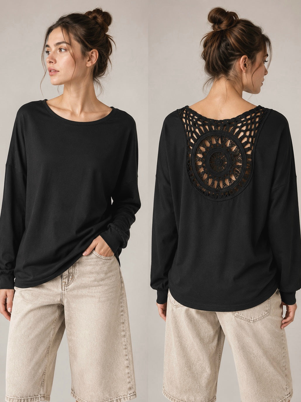 A303 - Polera Manga Murciélago