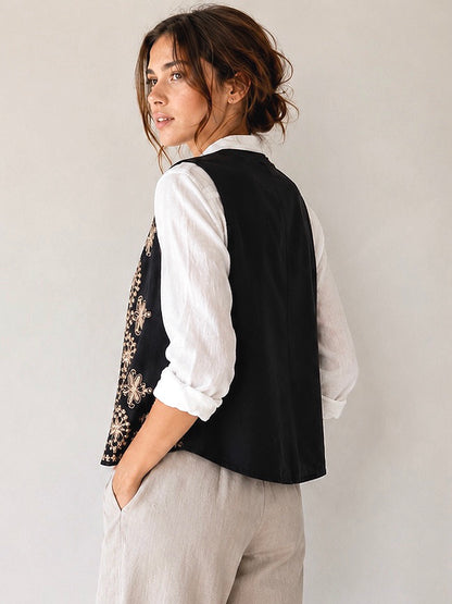 A268 -Gilet con Bordado