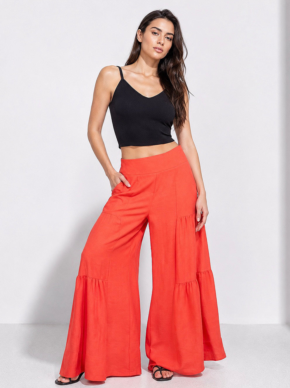 A218 - Palazzo Tipo Falda Pantalon
