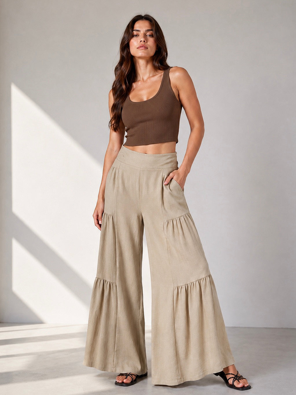 A218 - Palazzo Tipo Falda Pantalon