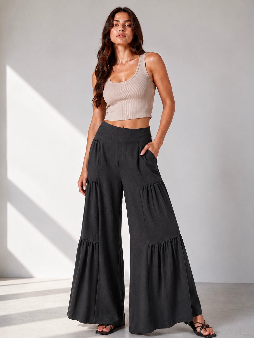 A218 - Palazzo Tipo Falda Pantalon