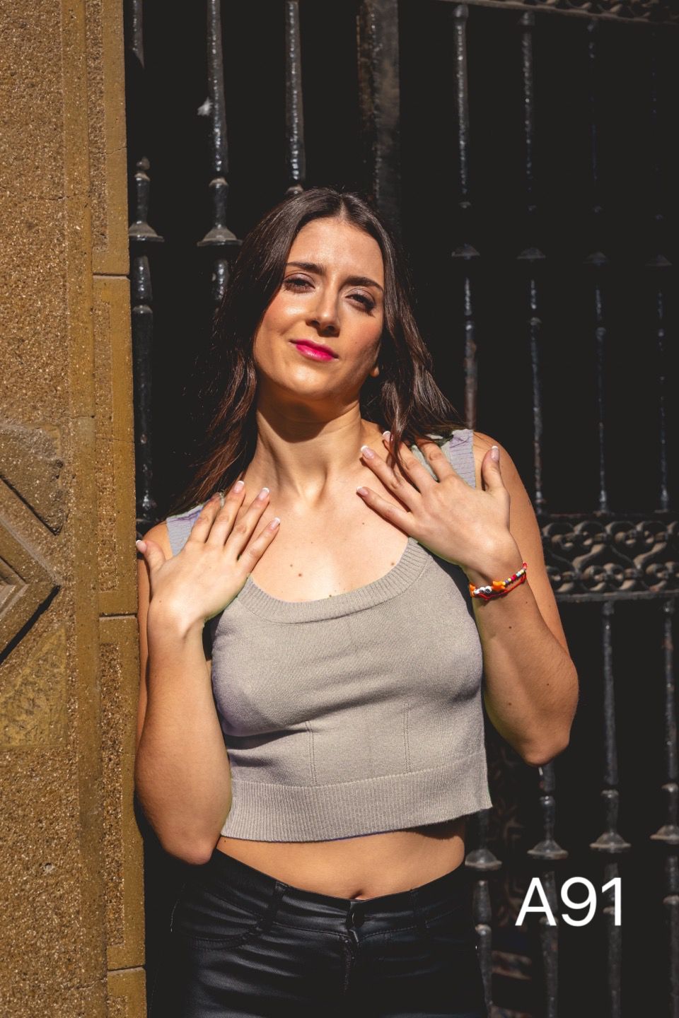 A91 - Polera Crop Tops