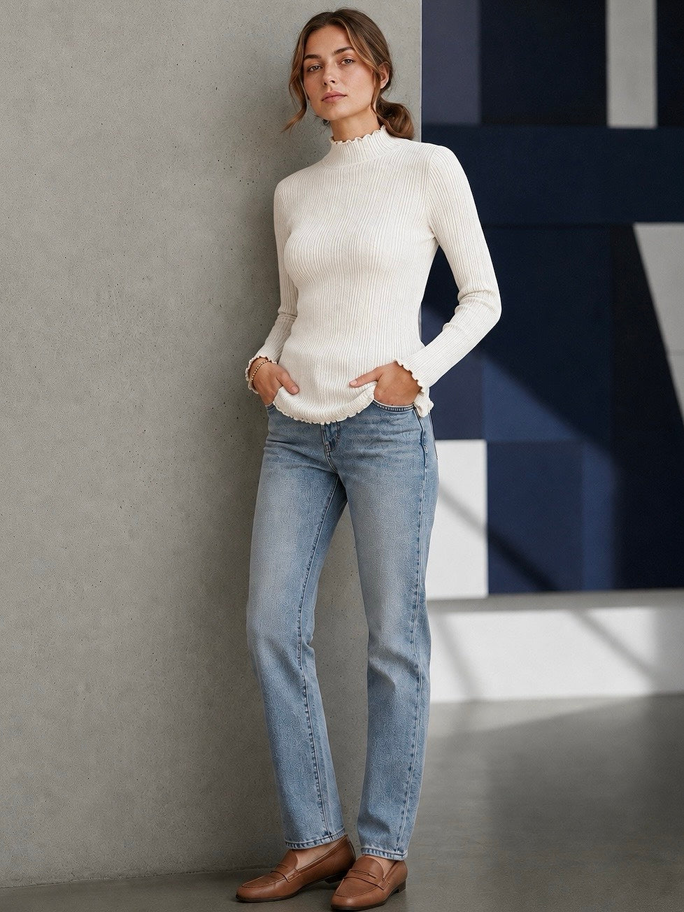 A306 - Sweater Medio Cuello