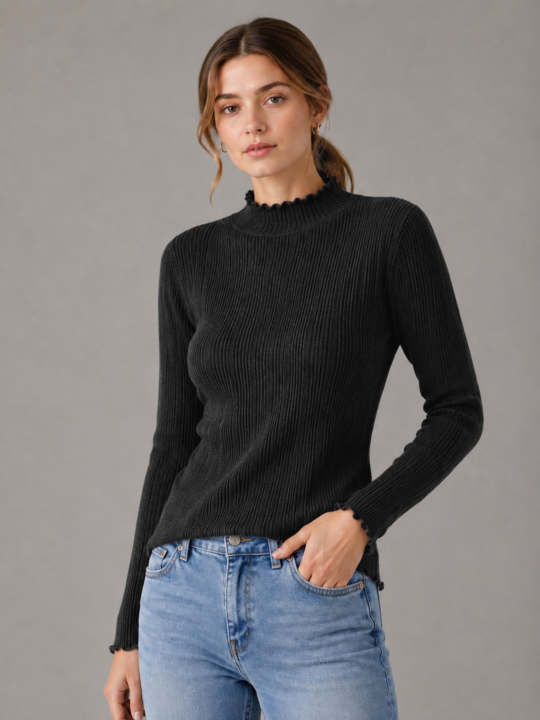 A306 - Sweater Medio Cuello