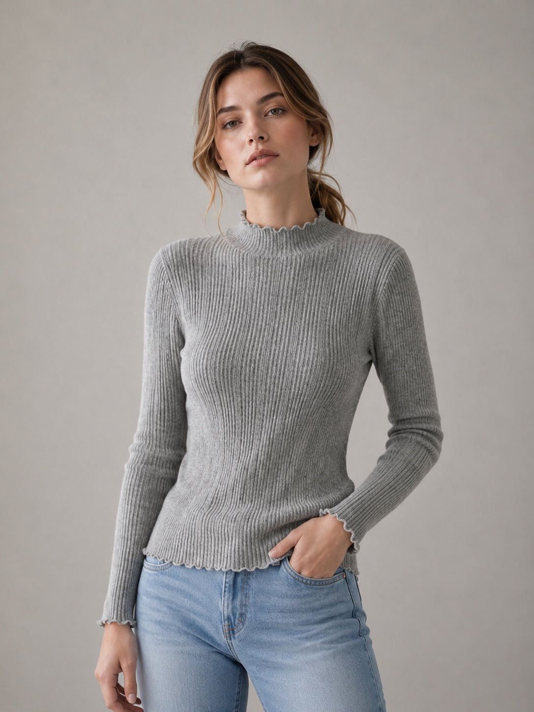 A306 - Sweater Medio Cuello