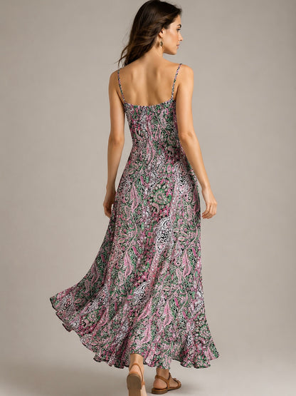 A231 - Vestido Diseño Indu Escote V