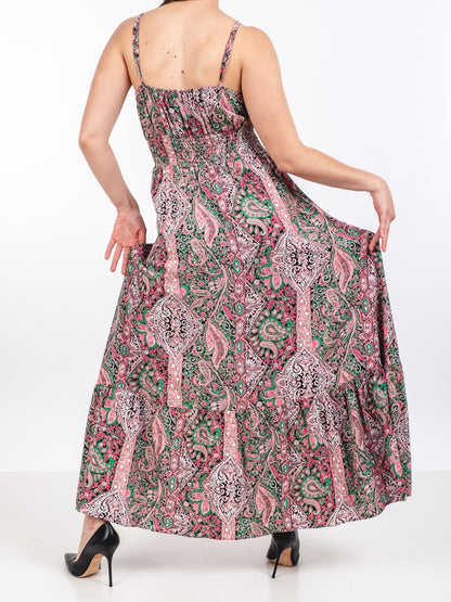 A231 - Vestido Diseño Indu Escote V