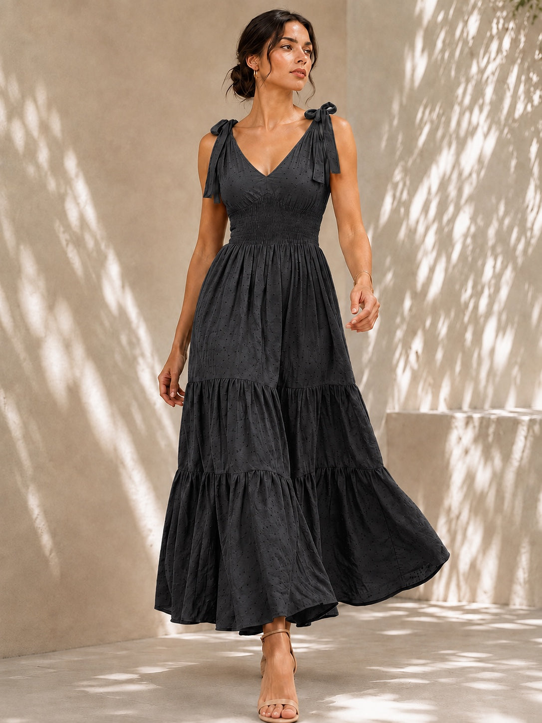 A122 - Vestido con Tirantes Ajustables