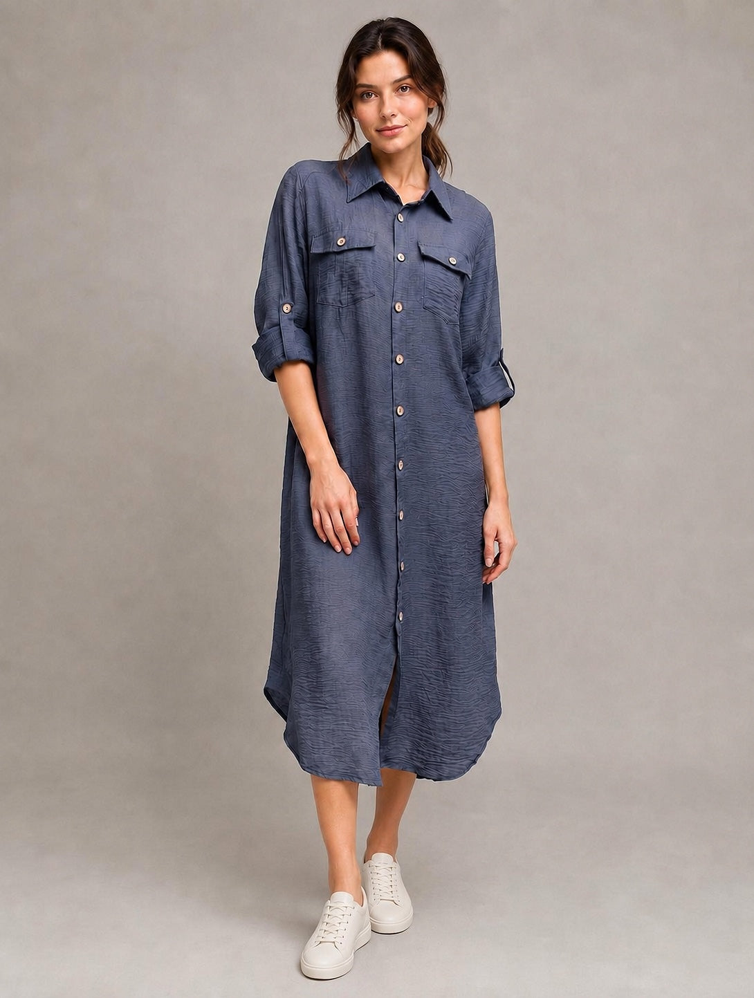 A230 - Vestido Manga Ajustable