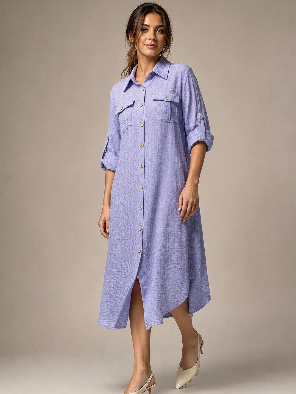 A230 - Vestido Manga Ajustable