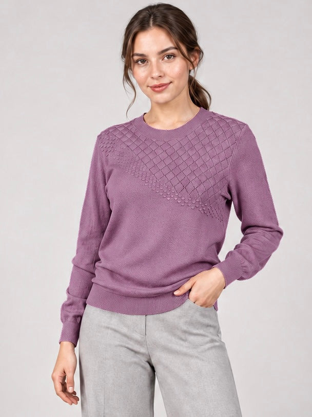 A233 - Polera de Spandex con Cuello Redondo