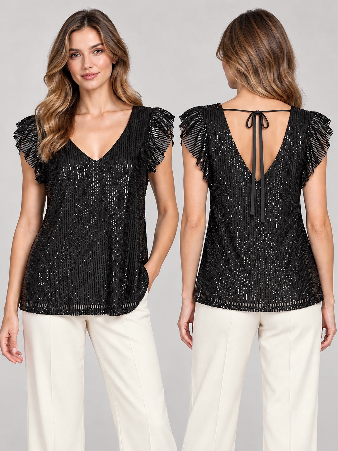 A447-Polera Lentejuelas Glam