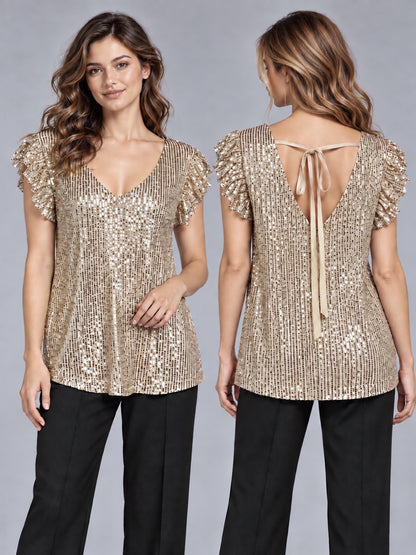 A447-Polera Lentejuelas Glam