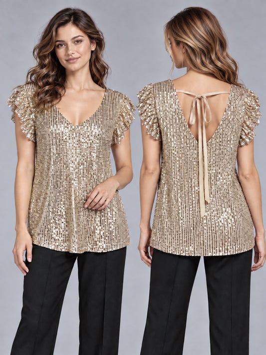 A447-Polera Lentejuelas Glam