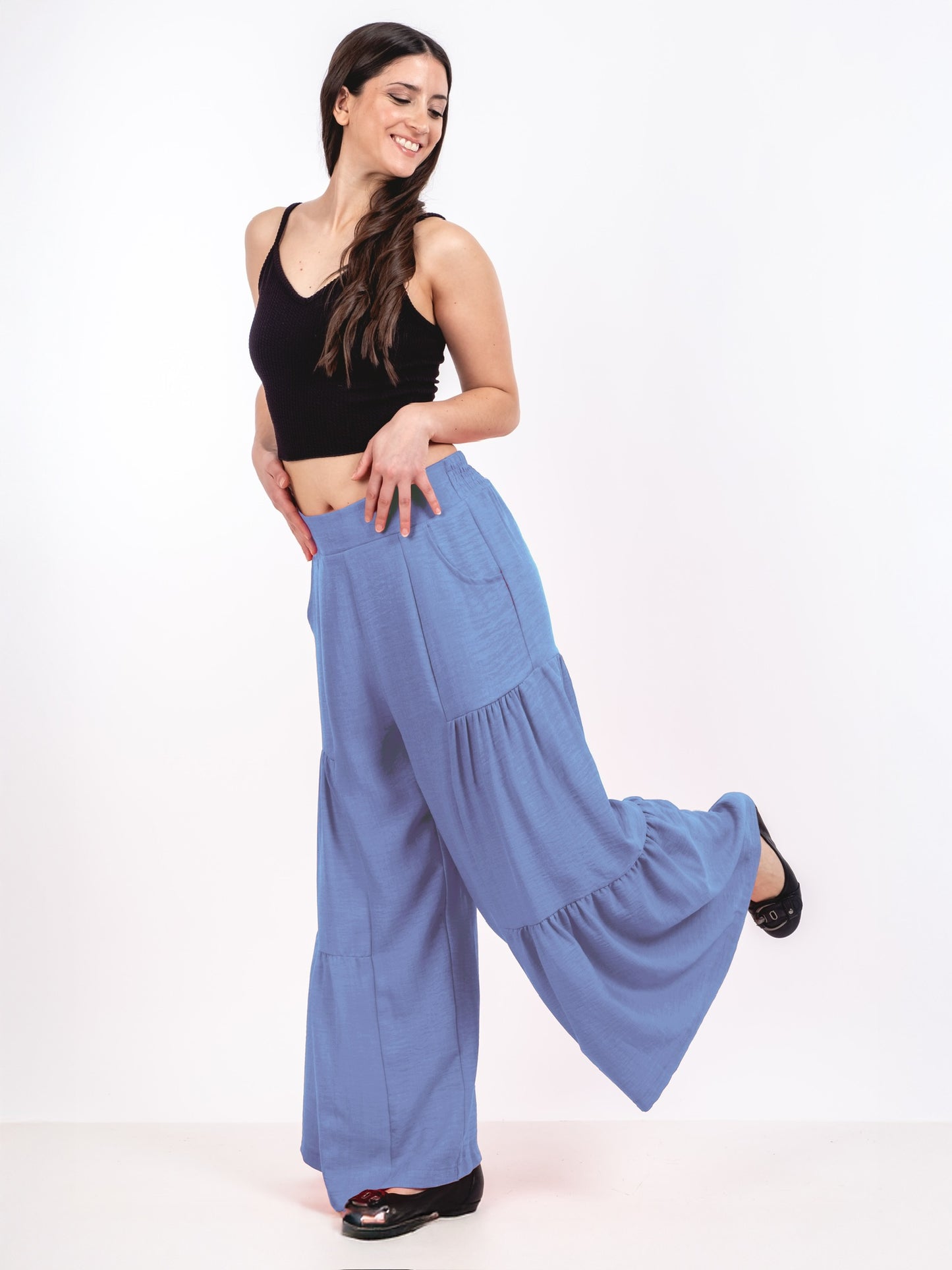 A218 - Palazzo Tipo Falda Pantalon