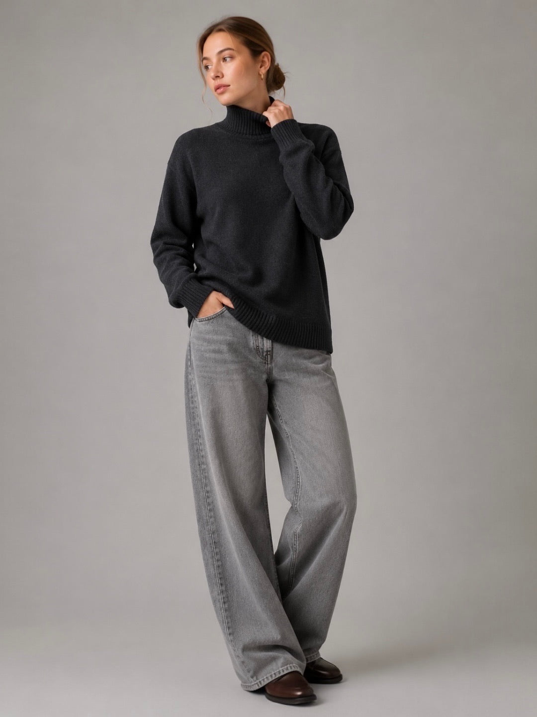 A374-  Sweater Bouclé