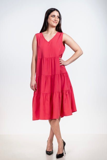 A262 - Vestido Cuello  V