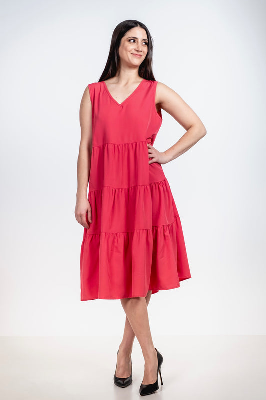 A262 - Vestido Cuello  V