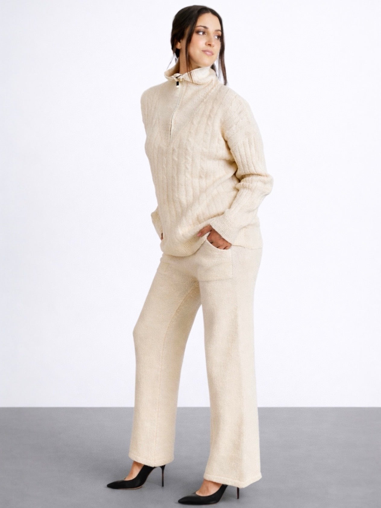 A357- Conjunto Sweater y Pantalón