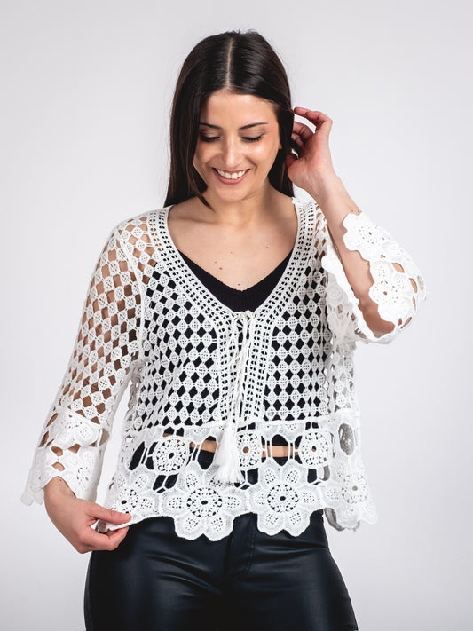 A354- Chaleco Crochet