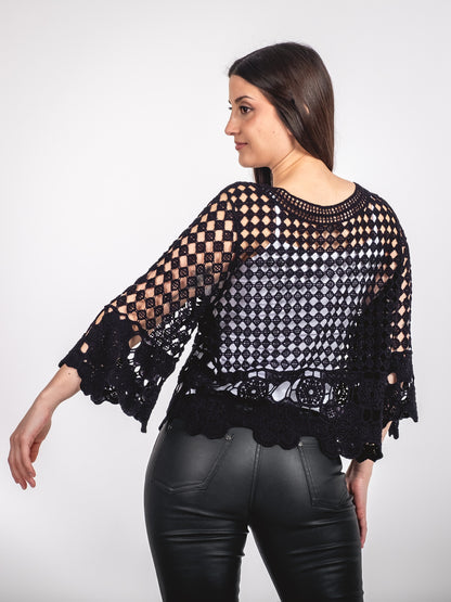 A354- Chaleco Crochet