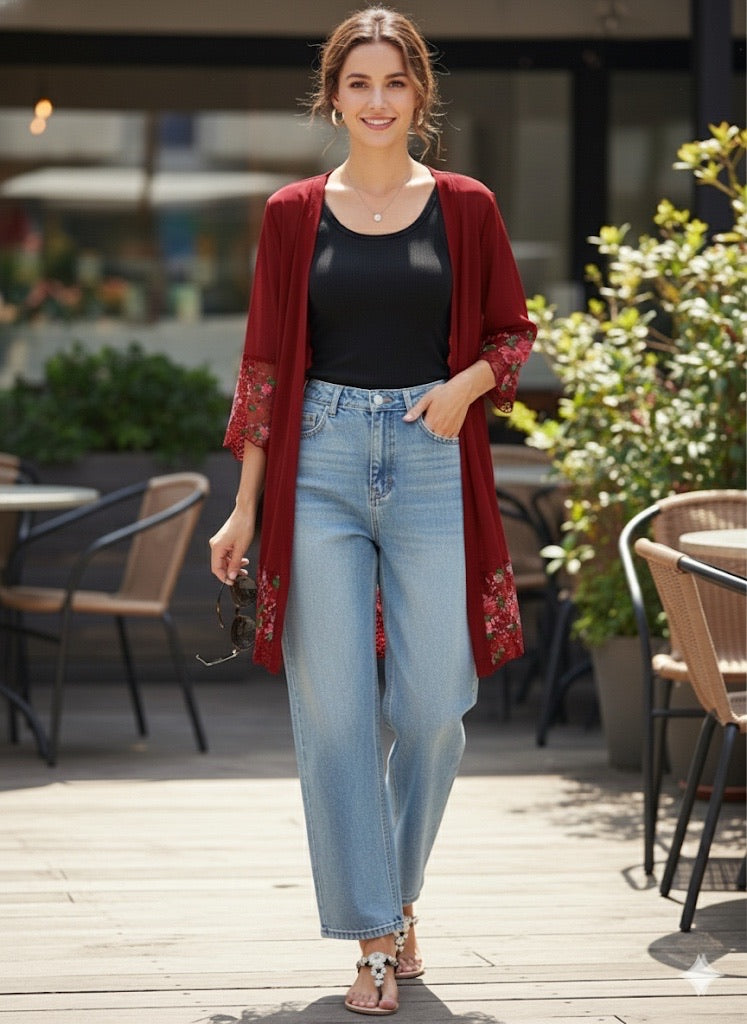 9309-  Tapado  Floral de Gasa