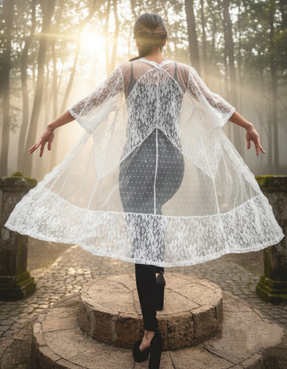 A102- Tapado de Encaje Delicado