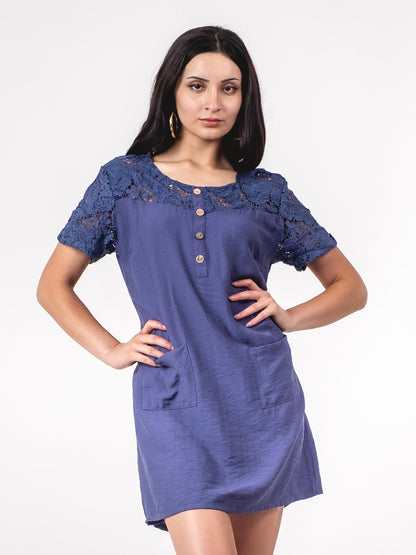 A325- Vestido Manga Corta