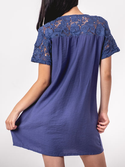 A325- Vestido Manga Corta