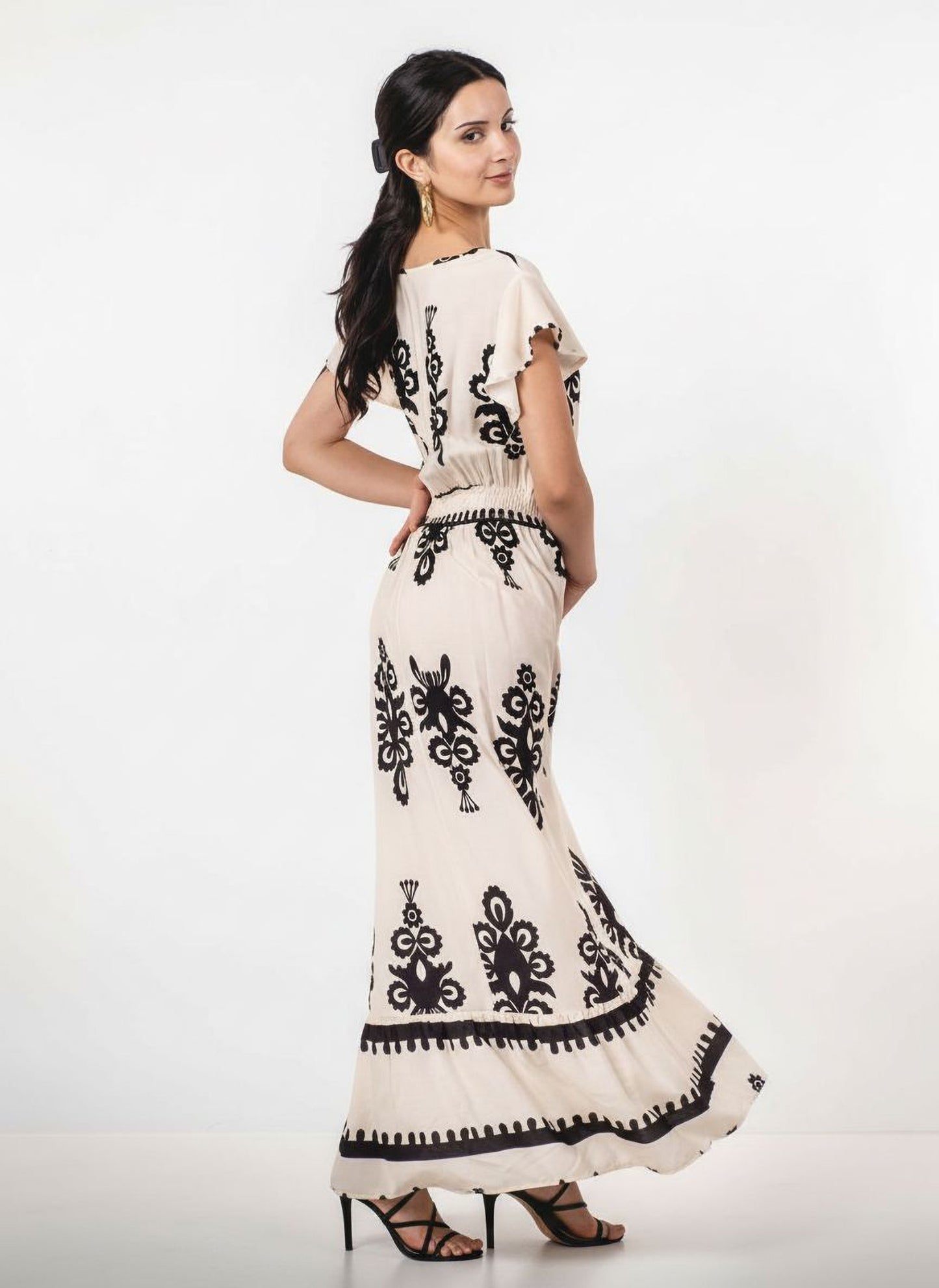 A369- Vestido Largo Estampado