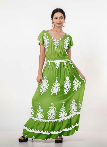 A369- Vestido Largo Estampado