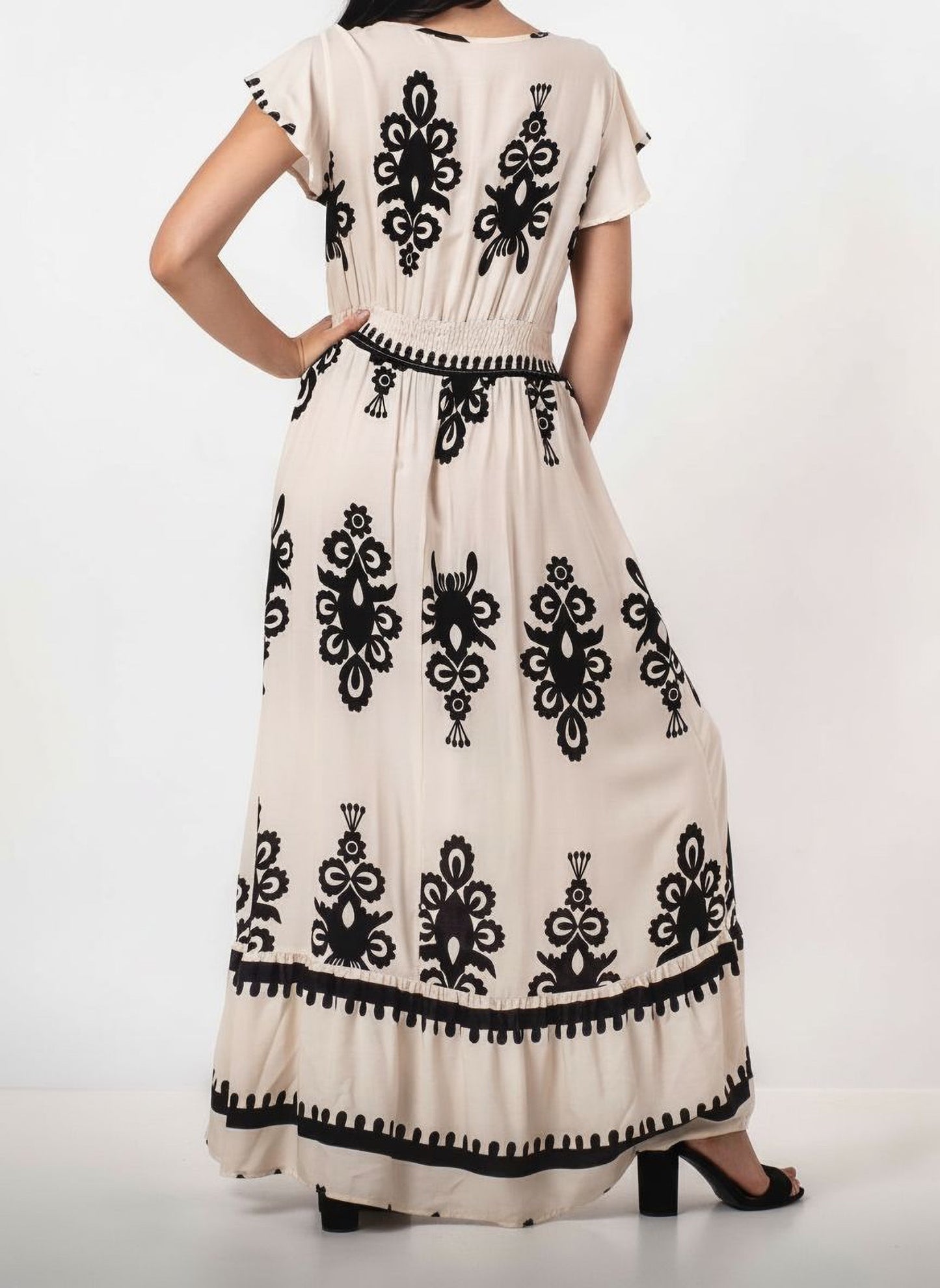 A369- Vestido Largo Estampado