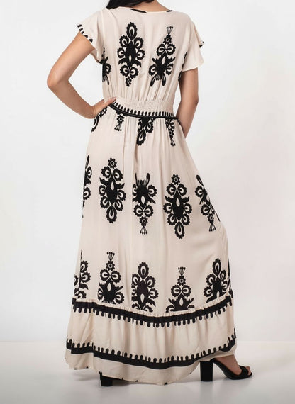 A369- Vestido Largo Estampado