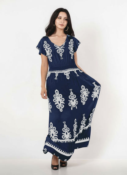 A369- Vestido Largo Estampado