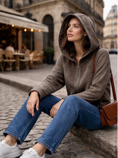 A422- Chaqueta de Gamuza