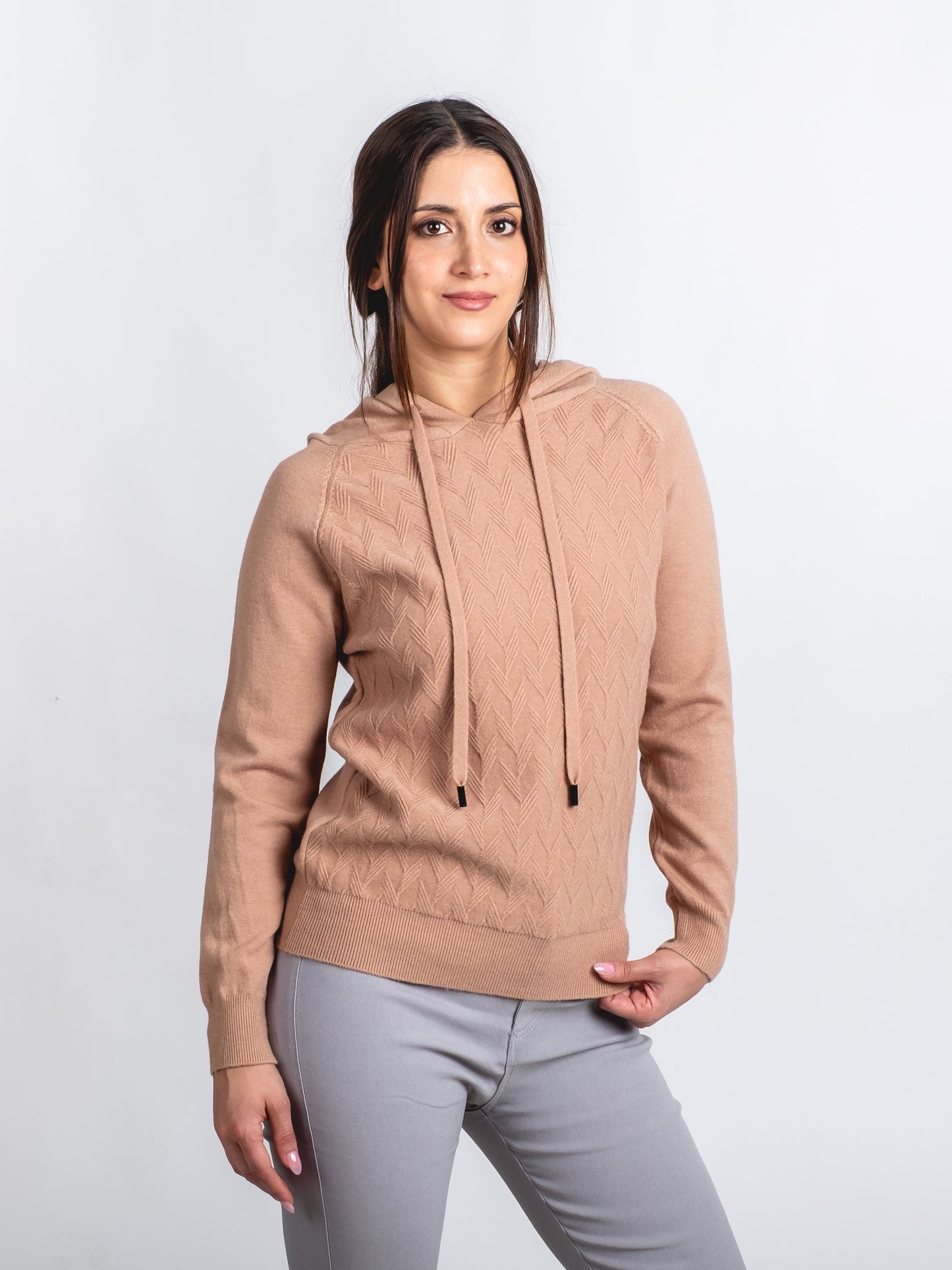 A348- Sweater con gorro
