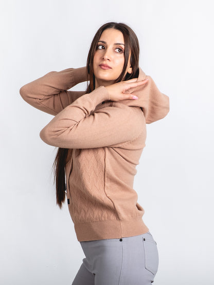 A348- Sweater con gorro