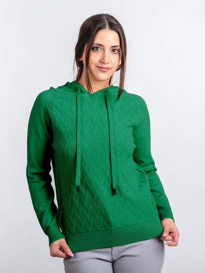 A348- Sweater con gorro