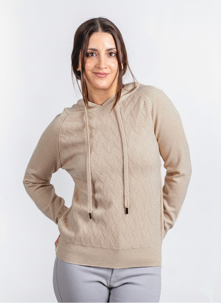 A348- Sweater con gorro