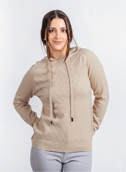 A348- Sweater con gorro