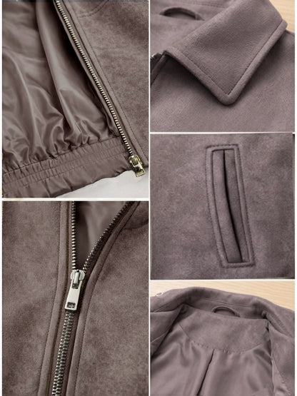 A423- Chaqueta de Gamuza