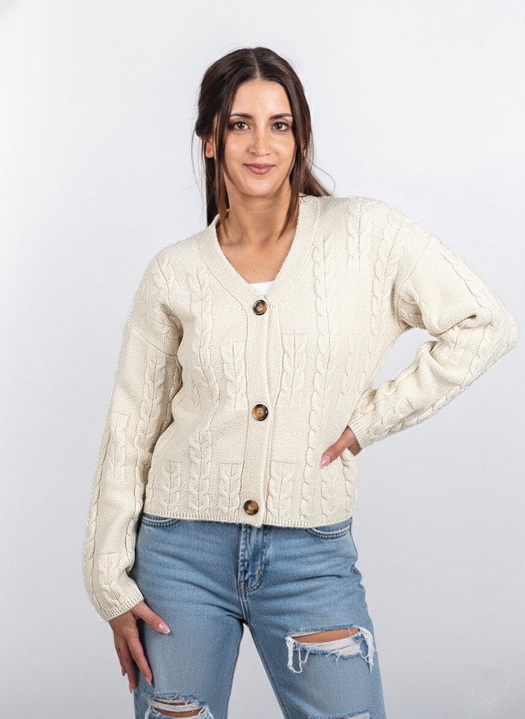A390- Chaleco Diseño Trenza