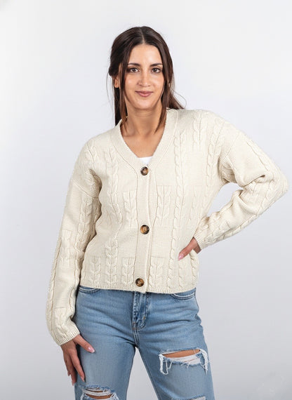 A390- Chaleco Diseño Trenza