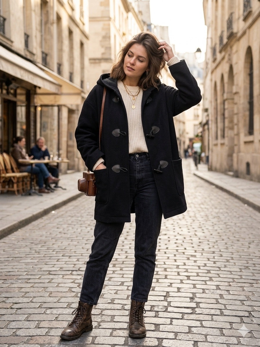 A418- Chaqueta tipo Montgomery